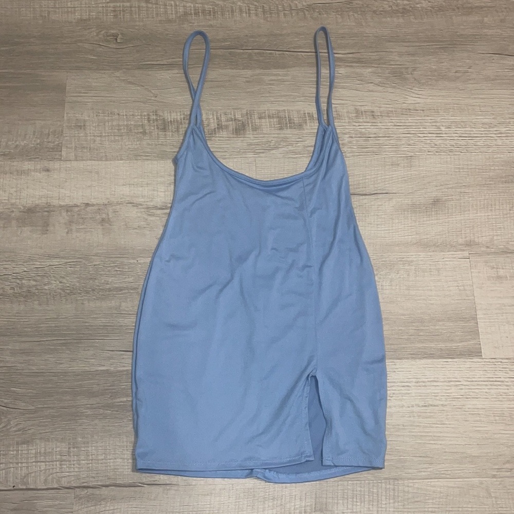 Blue Mini Dress Set - Picture 4 of 9